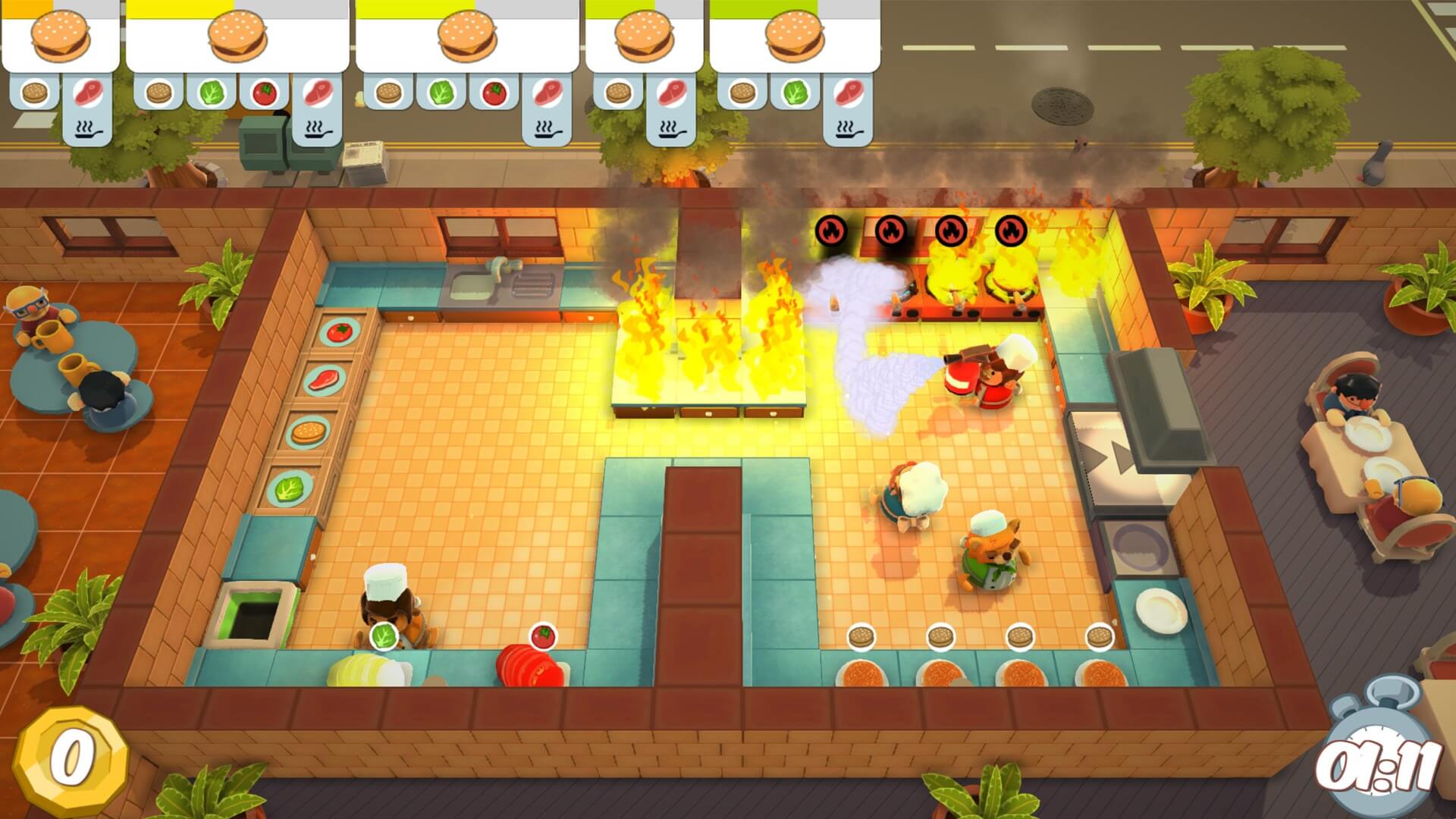 Overcooked İndir - Full (v1.1) Türkçe PC 