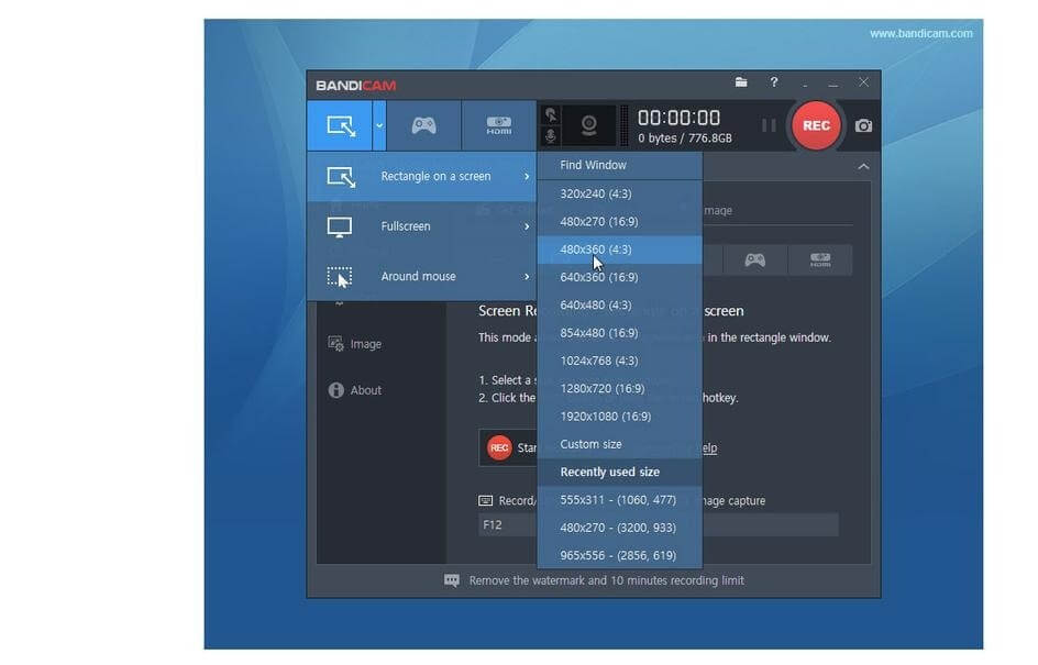 Bandicam İndir Full v8.1.1.2518 Türkçe PC